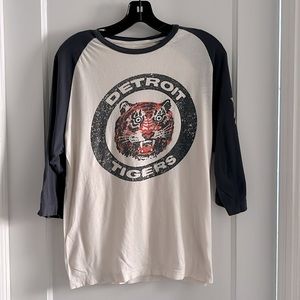 Detroit Tigers Long Sleeve Baseball Tee